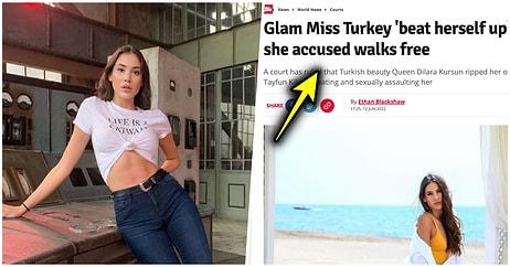 Eski Sevgilisine Cinsel Taciz Nedeni ile Dava Açan Miss Turkey Güzeli Dilara Kurşun Yabancı Basının Gündeminde