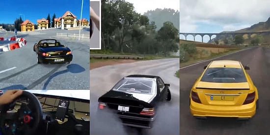 Araba Yarış Oyunlarında Muhteşem Remixli Şarkılar ile Yanlayan Oyuncuların Bağımlılık Yapacak Videoları