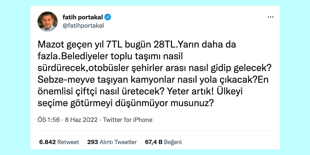 Akaryakıt Zamları, Alınamayan Randevular... Alnı Olsa da Öpsem Dedirten Haftanın Aşırı Haklı 15 Tweeti
