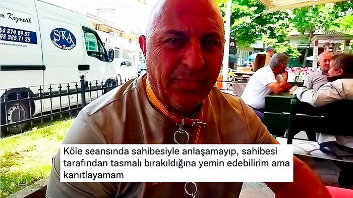 Nefsini Terbiye Etmek İçin Sokakta Köpek Tasmasıyla Gezen Adam Sosyal Medyada Gündem Oldu