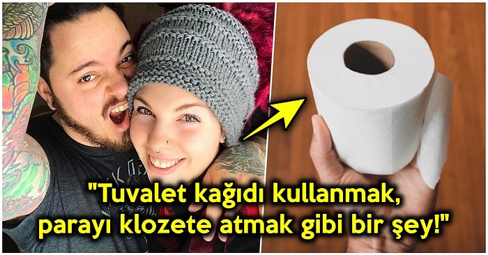 Evin Giderlerini Azaltmak İçin Tuvalet Kağıdı Kullanmak Yerine Yeni Bir Çözüm Bulan Enteresan Çift