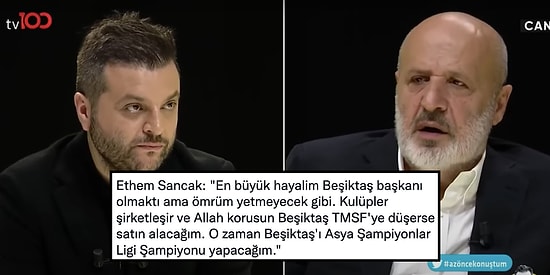 Ethem Sancak'ın 'Beşiktaş TMSF'ye Düşerse Satın Alacağım' Açıklamasına Sosyal Medyadan Gelen Tepkiler