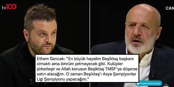 Ethem Sancak'ın 'Beşiktaş TMSF'ye Düşerse Satın Alacağım' Açıklamasına Sosyal Medyadan Gelen Tepkiler