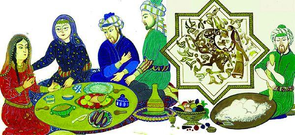 Türkler gittikleri coğrafyalara kendi yemek kültürlerini de götürdüler: Göktürkler,  Aral Denizi'ne ulaştı; Hazarlar Kafkasya'ya yerleşti; ve Bulgarlar bugünkü Ukrayna civarına artık böreği tanıtmışlardı.