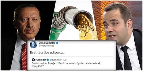 Özgür Demirtaş'tan Cumhurbaşkanı Erdoğan'a Benzin Yanıtı!