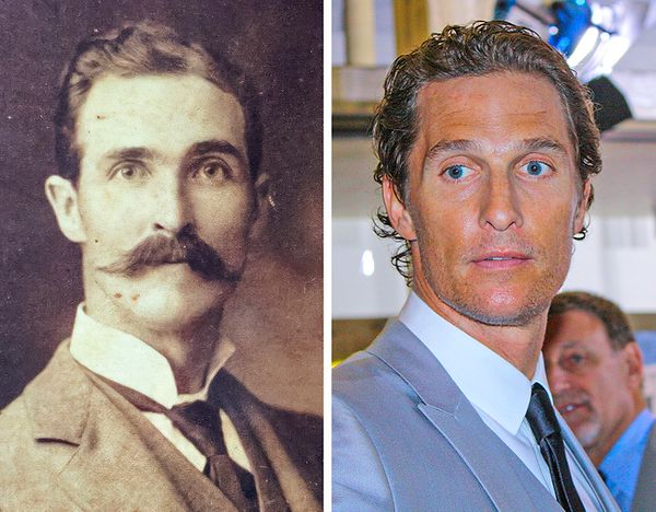 7. “Büyük büyük büyükbabam Matthew Mcconaughey'e benziyor."