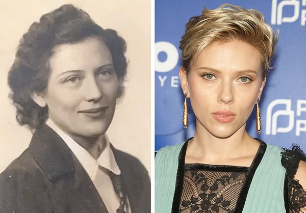 12. "Deli olabilirim ama bence büyük büyükannem Scarlett Johansson'a benziyor."