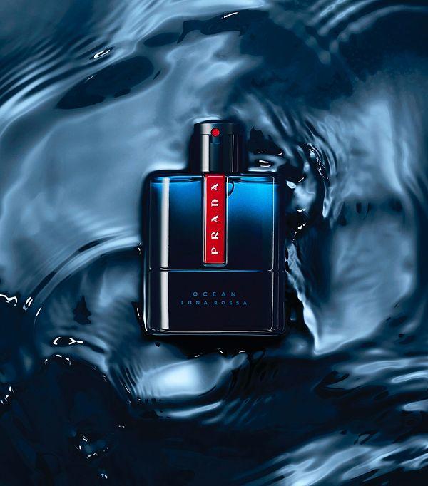 3. Maskülenliğin ve ferahlığın bir arada olduğu Prada'nın Luna Rossa Ocean EDT parfümü...