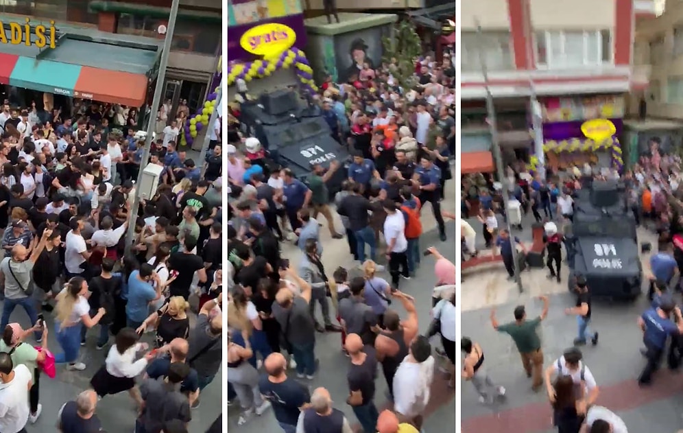 Taciz İddiası Ortalığı Karıştırdı! Yabancı Uyruklu Şahsı Linçten Polis Kurtardı