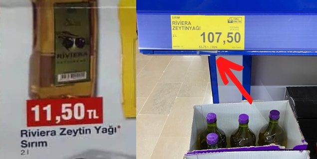Çoğu eve zeytinyağı girmiyor biliyorsunuz. Nedeni de 11,50'den 107,50 TL'ye çıkması...