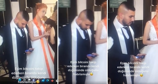 Düğününde Takı Merasimi Sırasında Bitcoin Takip Eden Damat