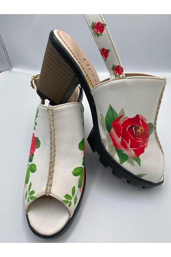 8. El Boyama Yazlık Ayakkabı