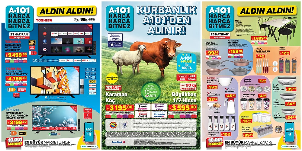 23 Haziran 2022 A101 Aldın Aldın Kataloğu