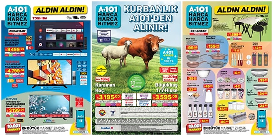 23 Haziran 2022 A101 Aldın Aldın Kataloğu