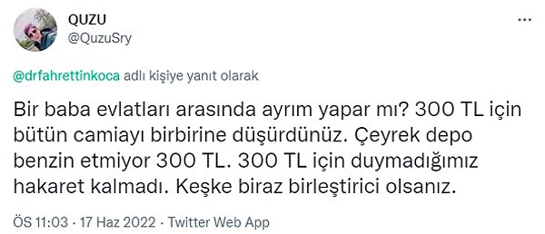 Çeyrek depo bile etmiyor...