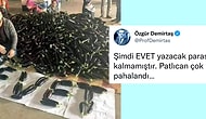 Özgür Demirtaş'ın Başkanlık Referandumu İçin Patlıcanla EVET Yazan Çiftçiyle Dalga Geçmesi Tartışma Yarattı