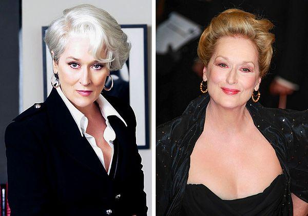 1. The Devil Wears Prada'da Miranda Priestly olarak Meryl Streep