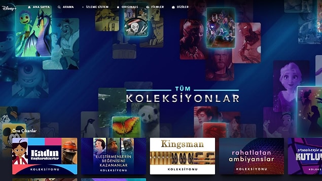 5. Koleksiyonlar aracılığıyla ilgi alanınıza uygun içerikleri keşfedebilirsiniz.