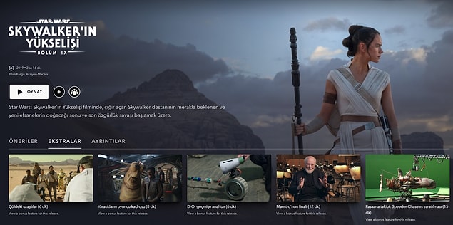 Disney+'ta Ekstralara nasıl ulaşırım?