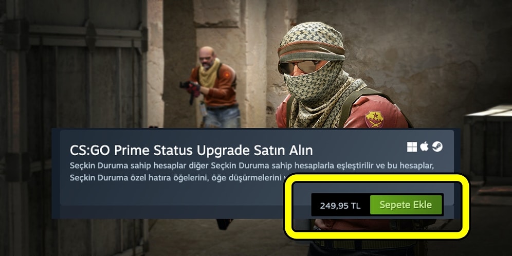 Oyuncular Şokta: Valve Cephesinden CS:GO'ya Yüzde 103 Oranında Dev Zam Geldi!