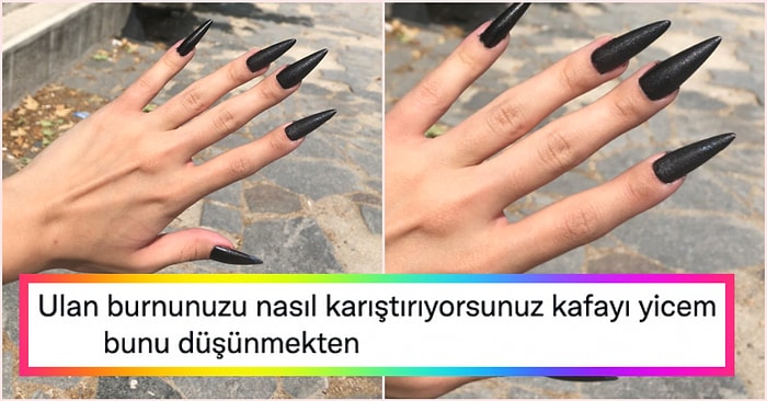 Uzun ve Sivri Tırnaklarıyla Günümüze Şans Getirmeyi Planlarken Twitter Mizahının Tam Ortasına Düşen Kullanıcı