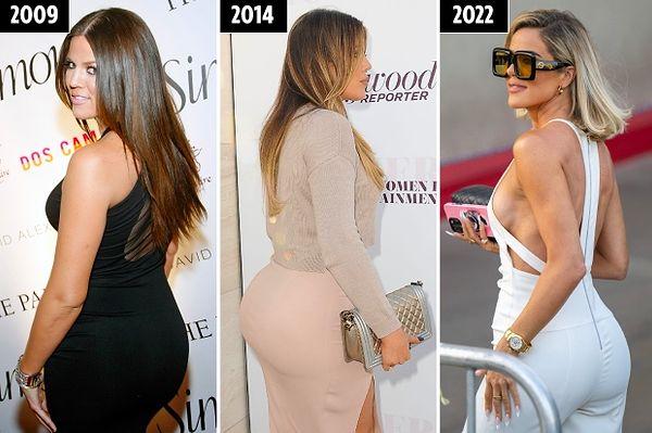 Abartılı poposuyla tanınan Khloe Kardashian da geçtiğimiz günlerde yeni haliyle görüntülendi.