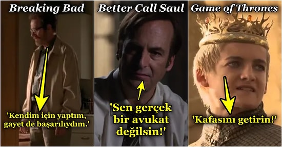 Büyük Bir Hayranlıkla İzlediğimiz Dizilerde Olayların Gidişatını Tam Tersine Çevirip Göz Dolduran Replikler