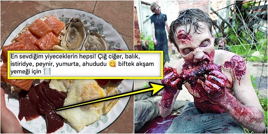 Bütün Hayvanların Etini Çiğ Çiğ ve Büyük İştahla Yediğini Paylaşan Kadın Sosyal Medyanın Gündemine Oturdu