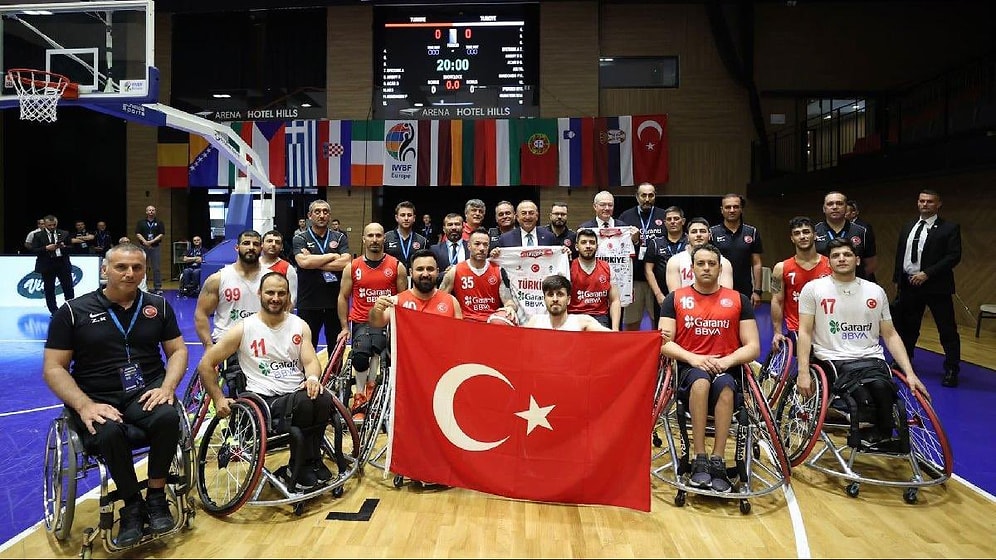 Tekerlekli Sandalye Basketbol A Milli Takımı, Avrupa B Ligi'nde Şampiyon Oldu