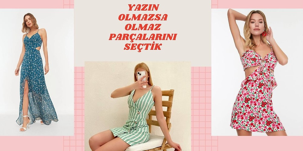 Yaz Sıcaklarıyla Beraber Elbiseye Düşenlere Günlük Kullanıma Uygun 12 Şahane Elbise