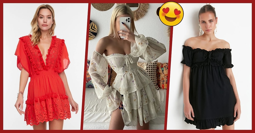 Tüm Yaz Üzerinizden Çıkarmak İstemeyeceğiniz Birbirinden Güzel Fırfırlı Elbise Modelleri