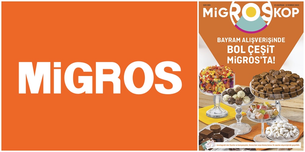 Bayram Alışverişinde Bol Çeşit Migros'ta! 23 Haziran - 06 Temmuz 2022 Migroskop Kataloğu