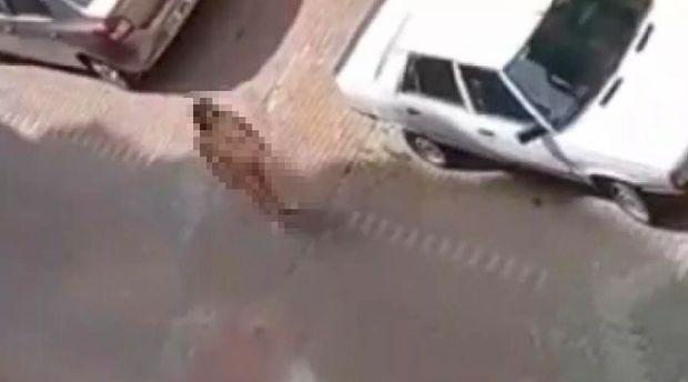 Görüntü Bu Defa İzmit'ten: Bir Kadın Sokakta Çırılçıplak Dolaştı...