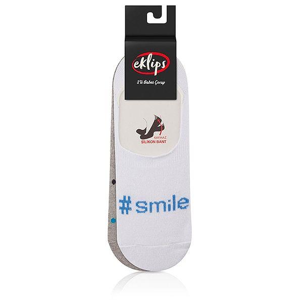 2. Eklips Smile Babet Çorabı 2'li