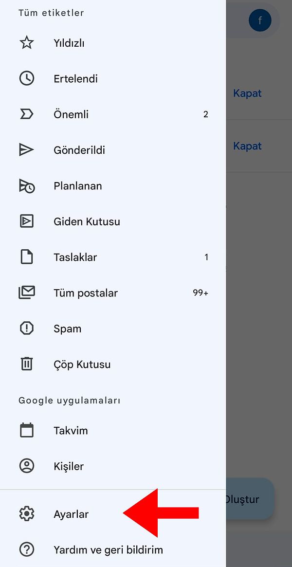 Telefondan Gmail İmzası Nasıl Oluşturulur?