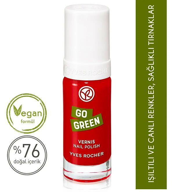 2. Vegan formüllü go green ile tırnaklarınıza kocaman bir iyilik yapabilirsiniz.