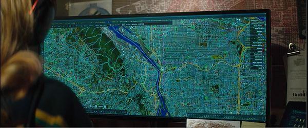 18. Free Guy filmindeki Free City'nin haritası, aslında Portland, Oregon'a ait.