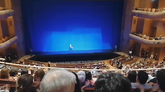 AKM'de Özbekistan Ulusal Balesi Lazgi'nin Gösterimi Öncesinde Okunan Emine Erdoğan'ın Mesajı Yuhalandı