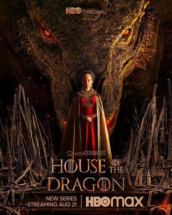 10. House of the Dragon dizisinden yeni bir afiş yayımlandı. Dizi, 21 Ağustos'ta izleyiciyle buluşacak.