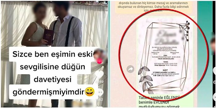 Kocasının Eski Sevgilisine Düğün Davetiyesini Gönderen Gelinin Mesajını Görünce Saçınızı Başınızı Yolacaksınız