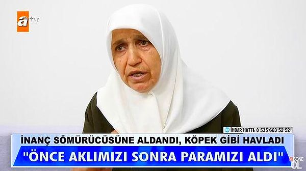 Saliç Hanım Dosyası: 65 yaşındaki 4 çocuk annesi Saliç Hanım, psikolojik bir buhran yaşadığı ve bu buhran sonucu ara sıra havladığı için kendisini hoca olarak tanıtan Kazım Yıldırım'ın kapısını çalmış.