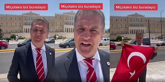 Mustafa Sarıgül Yunanistan'da Türk Bayrağı Açtı: 'Miçotakis Amerika'dan Medet Umma, Türkiye'den Dostluk Ara'