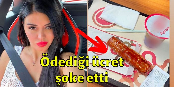 Ünlü Şarkıcı Ebru Polat Börek ve Ayran İçin Ödediği Ücrete İsyan Etti