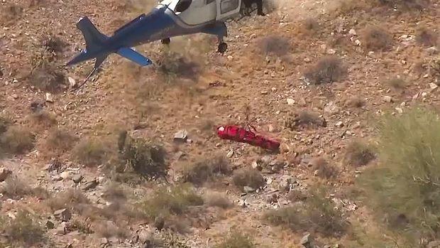 Dağda Mahsur Kalan Kadını Kurtarmaya Gelen Helikopterin Kadını Kurtarıldığına Pişman Ettiği Anlar