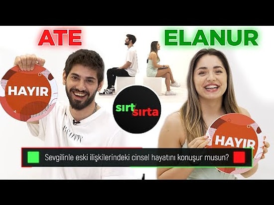 Sırt Sırta! ELANUR VE ATE | Sevgilin için arkadaşlarınla arana mesafe koyar mısın?