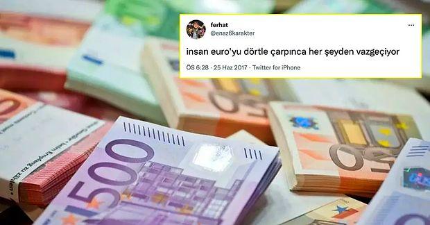 2017'de Euro 4 Türk Lirası İken Paylaşım Yapan Twitter Kullanıcısı Sosyal Medyada Gündem Oldu