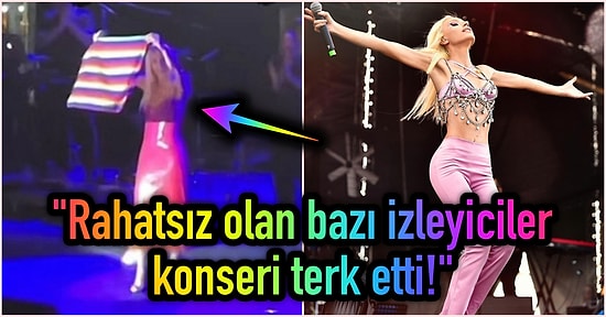 "Renklerimizi Göstermekten Korkmayalım" Diyerek Sahnede LGBTİ+ Bayrağı Açan Gülşen, Gündemde!