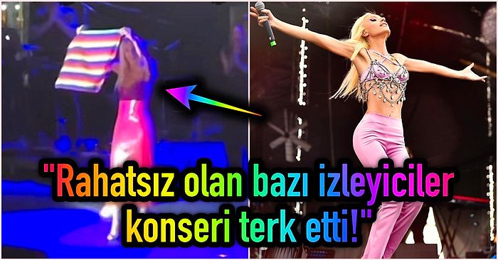 "Renklerimizi Göstermekten Korkmayalım" Diyerek Sahnede LGBTİ+ Bayrağı Açan Gülşen, Gündemde!