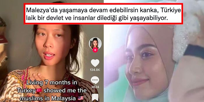 Aylardır Türkiye'de Yaşayan Malezyalı Kadın TikTok Kullanıcısının Yayınladığı Video Tepki Çekti