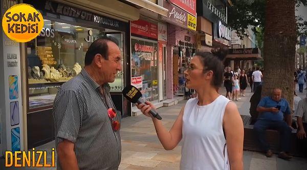 Muhabir Ebru Uzun Oruç'un 'Nesi güzel? 4 bin TL alan geçinebilir mi?' sorusuna ise, 'Geçinemez, ekonomide sıkıntı var, o zaman başka şeyler güzel' dedi.